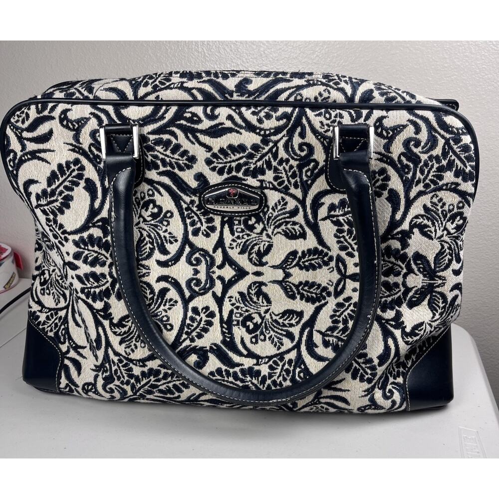 Ricardo Beverly Hills Vintage Style Tapestry Travel Weekender Bag Carry On